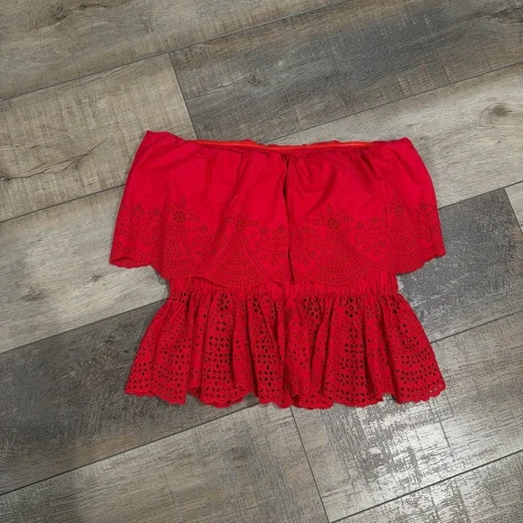 Posse Beryl top in ruby red - Picture 6 of 7